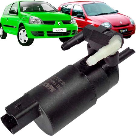 Bomba Lavador Parabrisa Esguicho Renault Clio 2003 - MAX Imagem de Bomba Lavador Parabrisa Esguicho Renault Clio 2003
