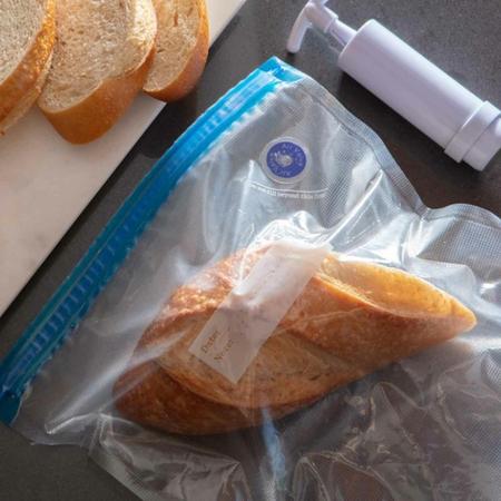 Imagem de Bomba Manual Unitária Para Compact Bag Food Saco A Vácuo Geladeira Refrigerador Freezer