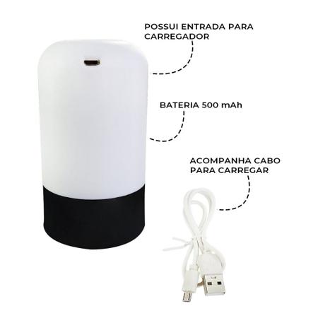 Imagem de Bomba Para Galão De Água Elétrica Recarregável USB Garrafão Bebedouro Automatico 20 litros portatil Universal