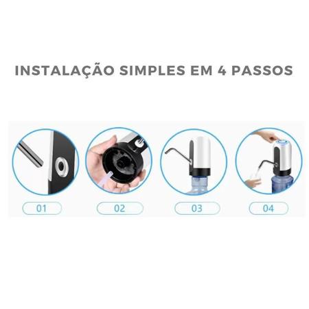 Imagem de Bomba para garrafa de água, automática com carregamento por USB, dispensador elétrico - Envio Imediato