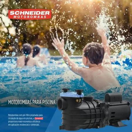 Imagem de Bomba Piscina Schneider 1/2cv Até 50 Mil Litros Motor Weg