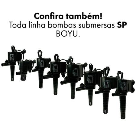 Bomba sub boyu sp- 103 2000 1700l/h 220v Imagem de Bomba sub boyu sp- 103 2000 1700l/h 220v