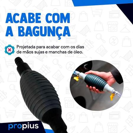 Imagem de Bomba Sucção Transferência Líquidos Água Gasolina Manual