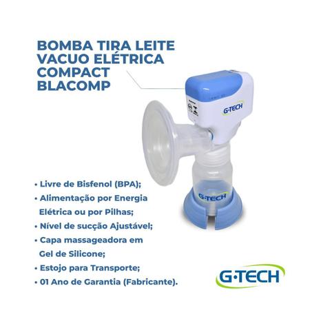 Bomba tira leite materno extração eletrica blacomp g tech - G-TECH -  Bombinha de Tirar Leite / Extrator de Leite - Magazine Luiza