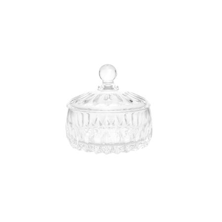 Bomboniere Decorativa De Cristal 14x14cm Louise Wolff Imagem de Bomboniere Decorativa De Cristal 14x14cm Louise Wolff