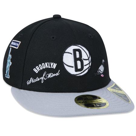 BONE 59FIFTY LOW PROFILE BROOKLYN NETS X STAPLE ABA RETA FITTED