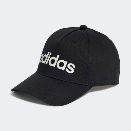 Boné Adidas Aba Curva Snapback Daily Logo Linear Imagem de Boné Adidas Aba Curva Snapback Daily Logo Linear