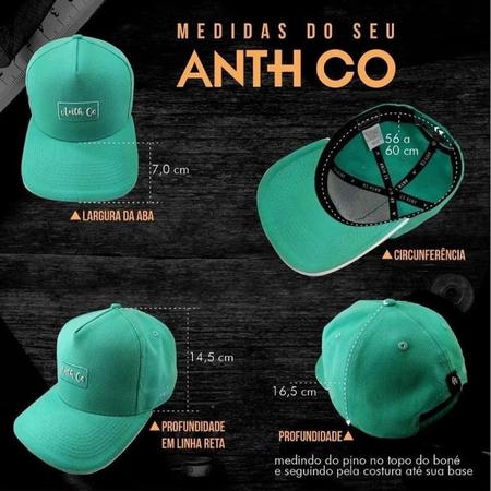 Imagem de Boné Anth Co Aba Nyc Curva Strapback Top Rasgadinho