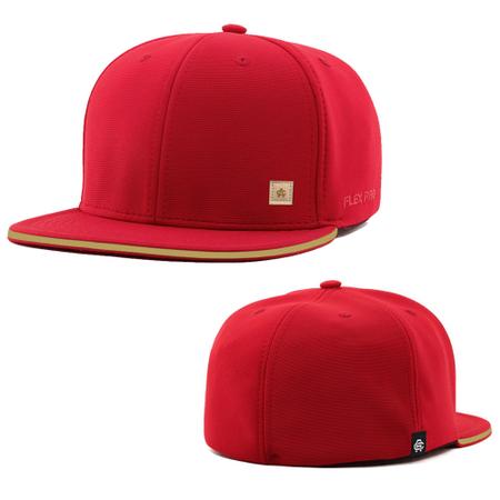 Boné Anth Co. Homes Vermelho Aba Reta Fechado Com Elástico Imagem de Boné Anth Co. Homes Vermelho Aba Reta Fechado Com Elástico