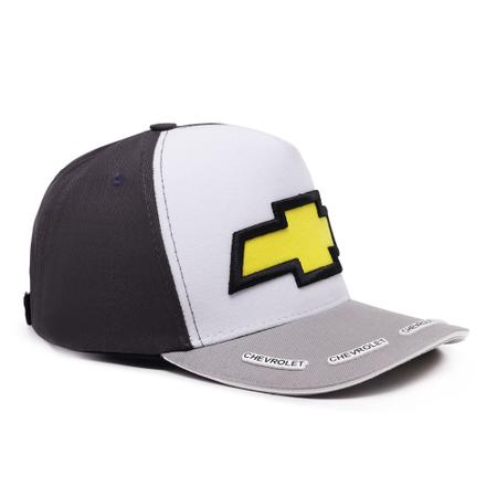 Boné Trucker Chevrolet - Silverado - Areia - Chevrolet Fan Store