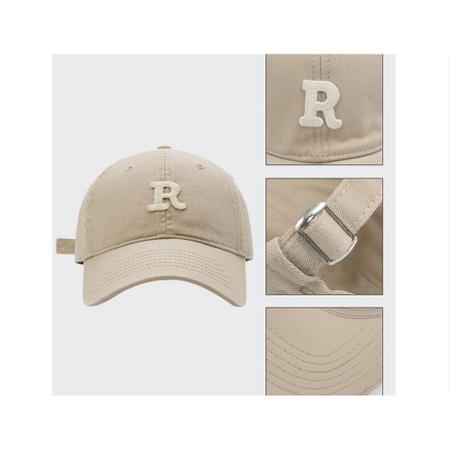 Imagem de Boné De Beisebol Letras R Verão Casual Viseira Chapéus Cap Snapback Bordado Esportes Ao Ar Livre Unisex