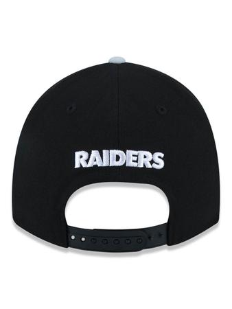 Boné New Era 9FORTY High Crown NFL Oakland Raiders Aba Curva