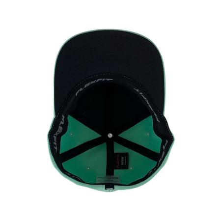 Imagem de Boné Quiksilver Flexfit Fechado Plate Out Silver Liberty Green M