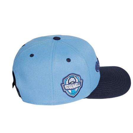 Boné Snapback Premium em Algodão Azul Bebê com aba em Poliéster Gogumell Imagem de Boné Snapback Premium em Algodão Azul Bebê com aba em Poliéster Gogumell