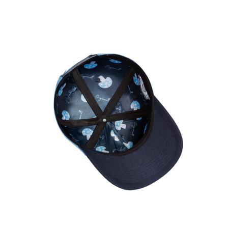 Imagem de Boné Snapback Premium em Algodão Azul Bebê com aba em Poliéster Gogumell