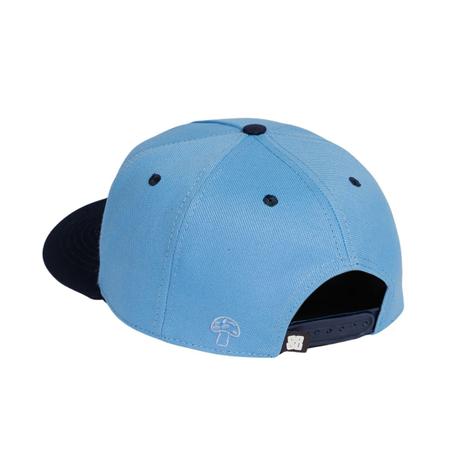 Imagem de Boné Snapback Premium em Algodão Azul Bebê com aba em Poliéster Gogumell