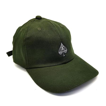 Imagem de Boné Strapback Baseball Verde Escuro Espada Baralho Côrte