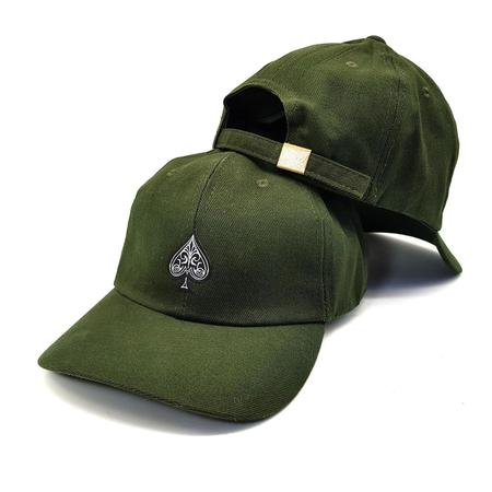 Imagem de Boné Strapback Baseball Verde Escuro Espada Baralho Côrte