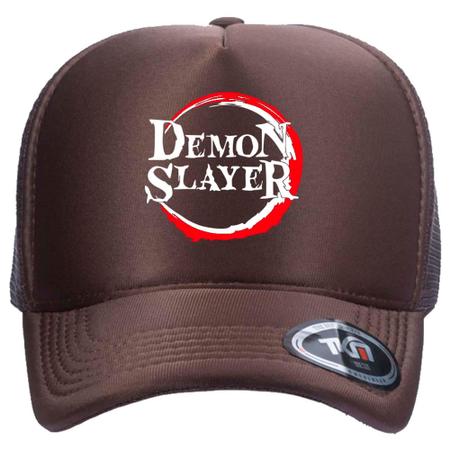 Imagem de Boné Trucker Com Telinha e Ajuste Snapback Anime Demon Slayer