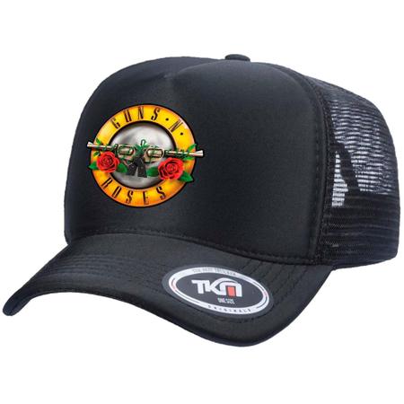 Imagem de Boné Trucker Com Telinha e Ajuste Snapback Guns n' Roses