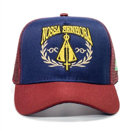 Imagem de Boné Trucker Telinha Lançamento Nossa Senhora Aparecida Varias Cores Envio Imediato