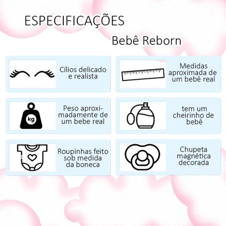 Boneca Bebe Reborn 100% Silicone na Magazine Luiza - Cegonha Reborn Dolls -  Bonecas - Magazine Luiza