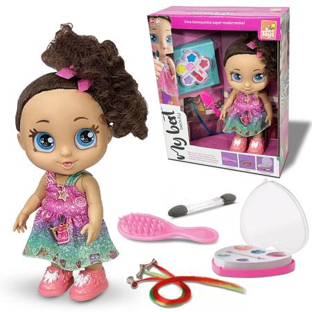 Boneca Para Pentear e Maquiar Busto Brinquedo de Menina - Envio Imediato -  Bee Toys