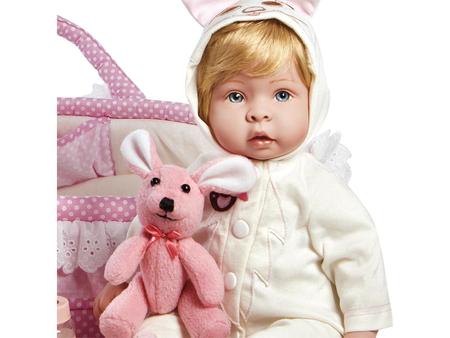 Roupa Para Boneca Bebe Reborn Coelho Com Bolinha Rosa - Shiny Toys - Bonecas  - Magazine Luiza