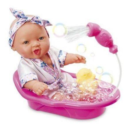 Boneca Bebê Reborn Banho Ducha C/ Água Brinquedo Meninas, Magalu Empresas