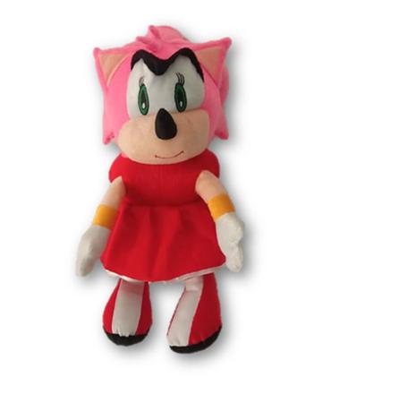 Boneco de Pelúcia Tomy Sonic The Hedgehog - Amy Rose Plush T22390