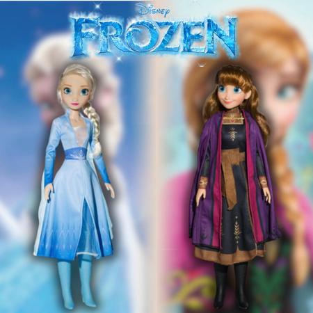 Boneca Elsa Frozen 2 Grande 55 Cm Disney Original Princesa - Kids