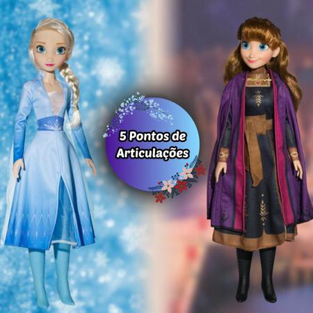 Boneca Anna Articulada Princesa Disney Original Frozen 2