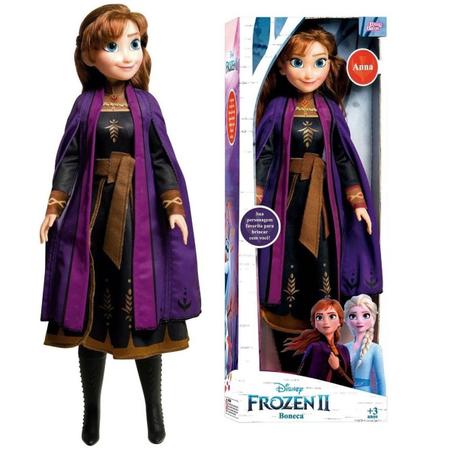 Imagem de Boneca Anna Frozen 2 Articulada Disney 55 Cm Baby Brink