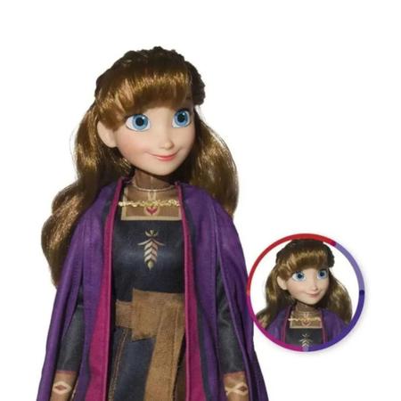 Boneca Frozen 2 Anna 55cm Disney Original Baby Brink - 1741 - Bonecas -  Magazine Luiza