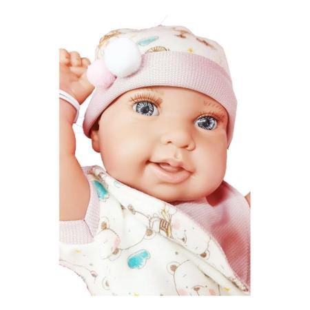 Bebê Reborn Boneca Anny Doll Baby Macacão Babador Cotiplás com o Melhor  Preço é no Zoom