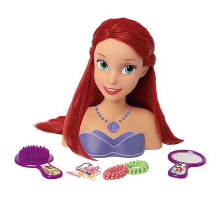 Imagem de Boneca Ariel Styling Head Princesas Disney Penteados 2043