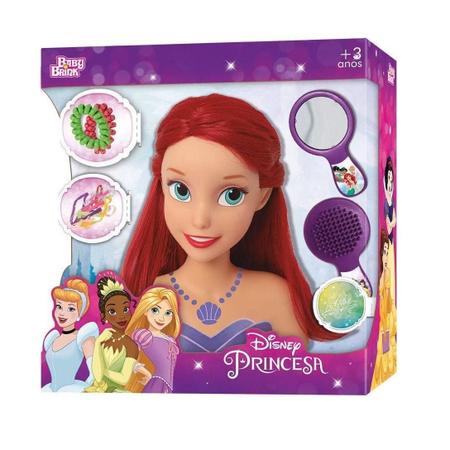 Imagem de Boneca Ariel Styling Head Princesas Disney Penteados 2043