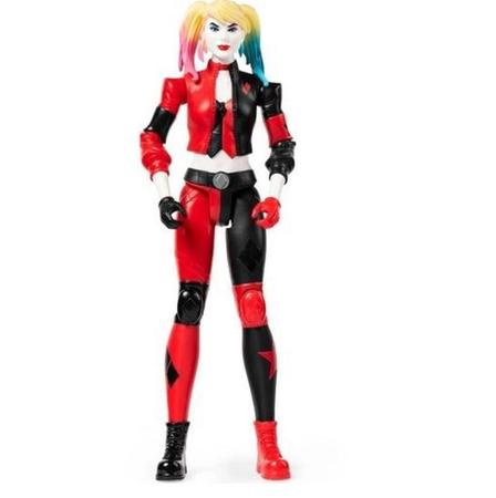 Boneca Arlequina Harley Quinn 30cm Articulada DC Comics Spin