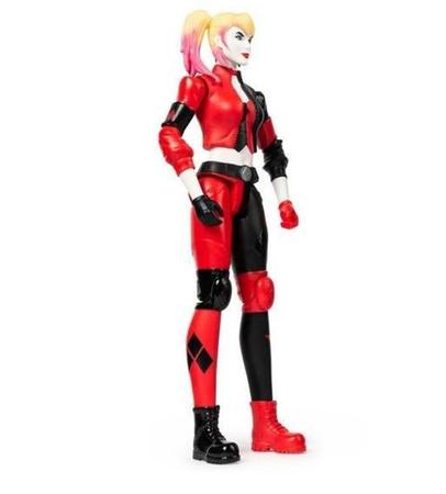 Boneca Arlequina Harley Quinn 30cm Articulada DC Comics Spin