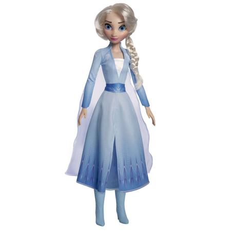 Boneca Articulada - 55 Cm - Mini My Size - Frozen 2 - Elsa NOVABRINK