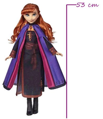 Ditudotem Boneca Articulada Anna Frozen 2 Tamanho Médio Roupas