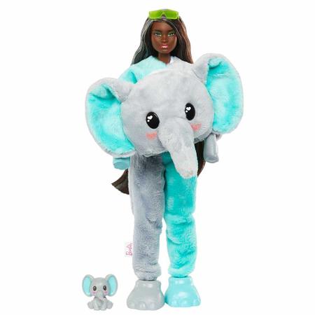 Boneca Articulada - Barbie Cutie Reveal - Selva - Elefante - Mattel