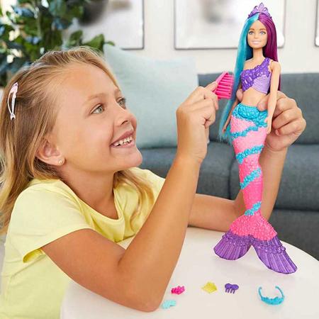 Boneca Articulada Barbie Dreamtopia Sereia - Mattel - nivalmix