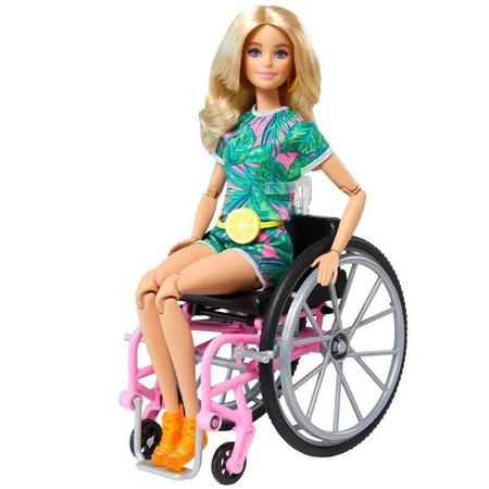 Boneca Articulada Barbie Fashionista Cadeira de Rodas Mattel