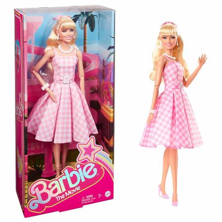 Boneca Articulada - Barbie Filme - Vestido Xadrez Rosa - Mattel