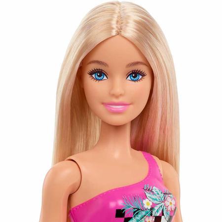 Coleção Kit Mãe e Filha Maiô Praia Barbie Look Barbie Rosa Filme Barbie  Roupa Moda Infantil Menina Mulher Xadrez Rosa