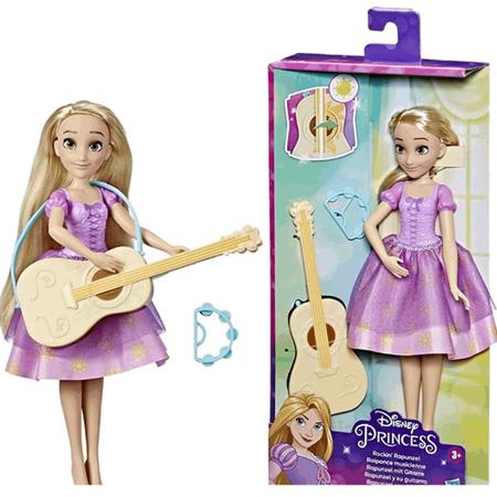 Boneca Articulada Disney Princesas Rapunzel com Viol o F3391
