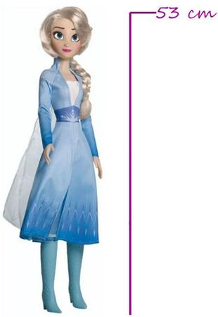 Boneca Elsa Articulada Grande 60 Cms Frozen 2 Baby Brink – Maior Loja de  Brinquedos da Região