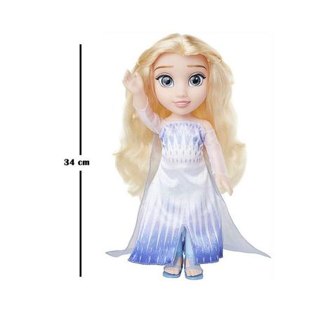 Boneca Elsa Articulada Frozen Princesas Disney - Mimo