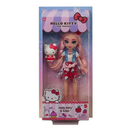 Boneca Articulada - Hello Kitty - Sanrio - Éclair e Hello Kitty